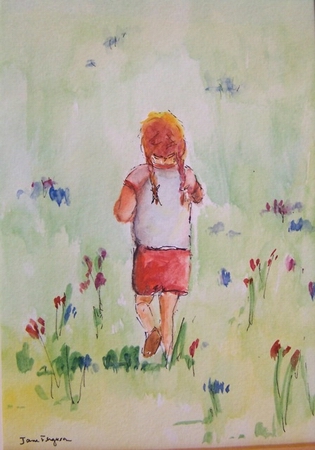 Little Girl in the Meadow